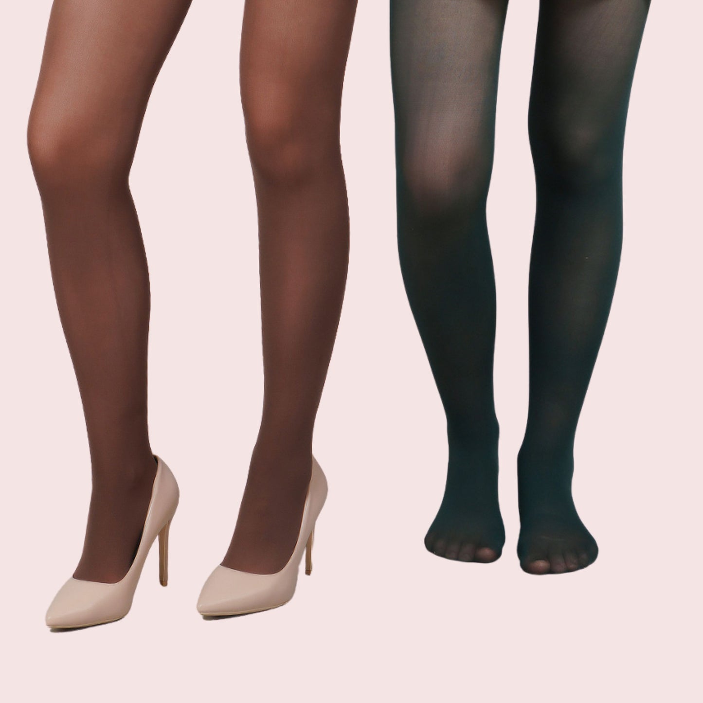 Earthy Allure - Brown & Green Stockings