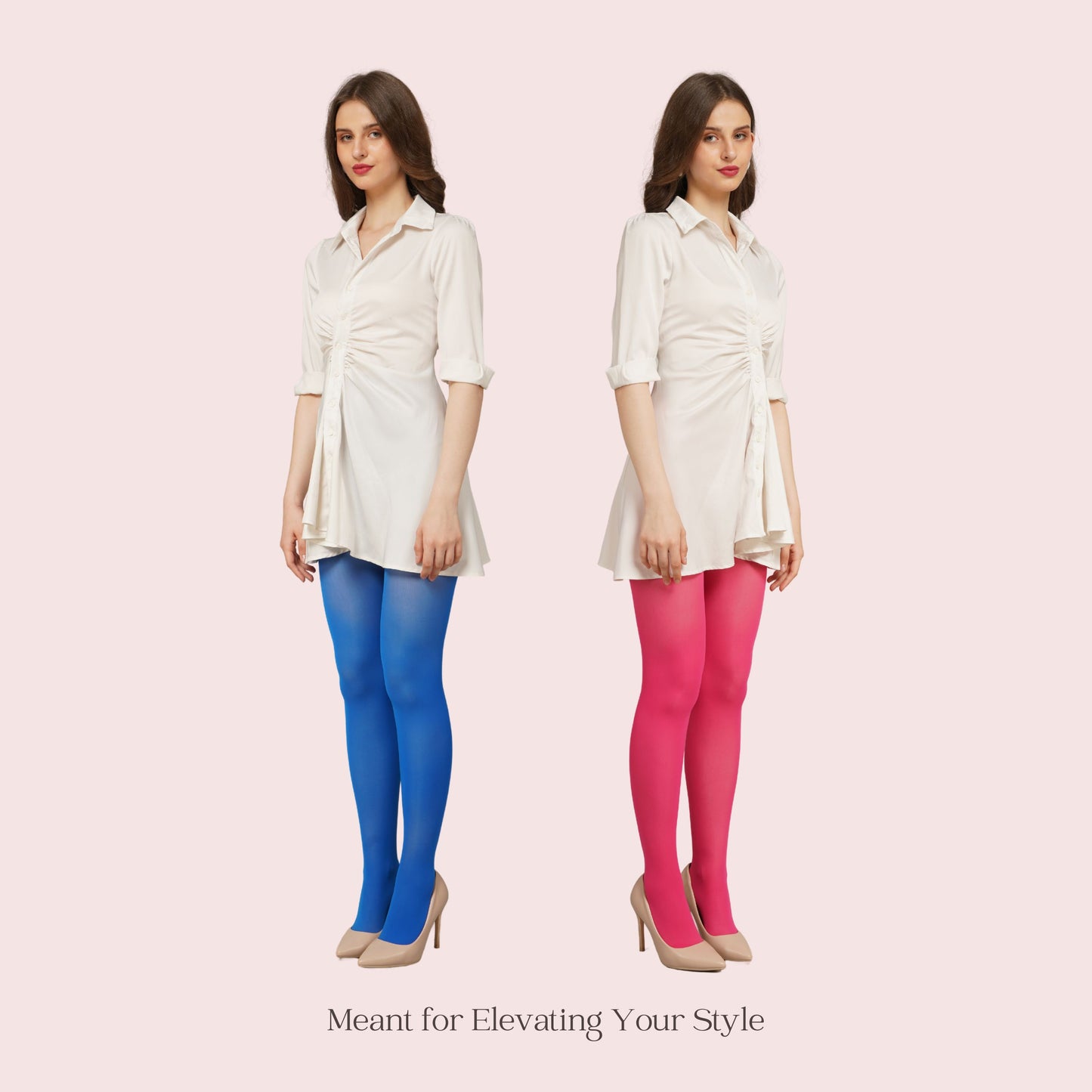 Bold Pair - Blue & Pink Stockings