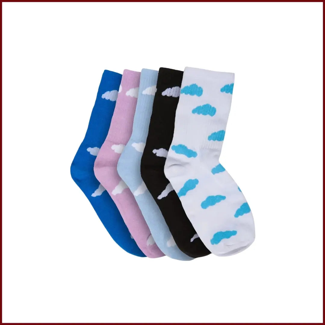 Nimbus Socks - Cloud Socks for women (Pack of 5) Totka