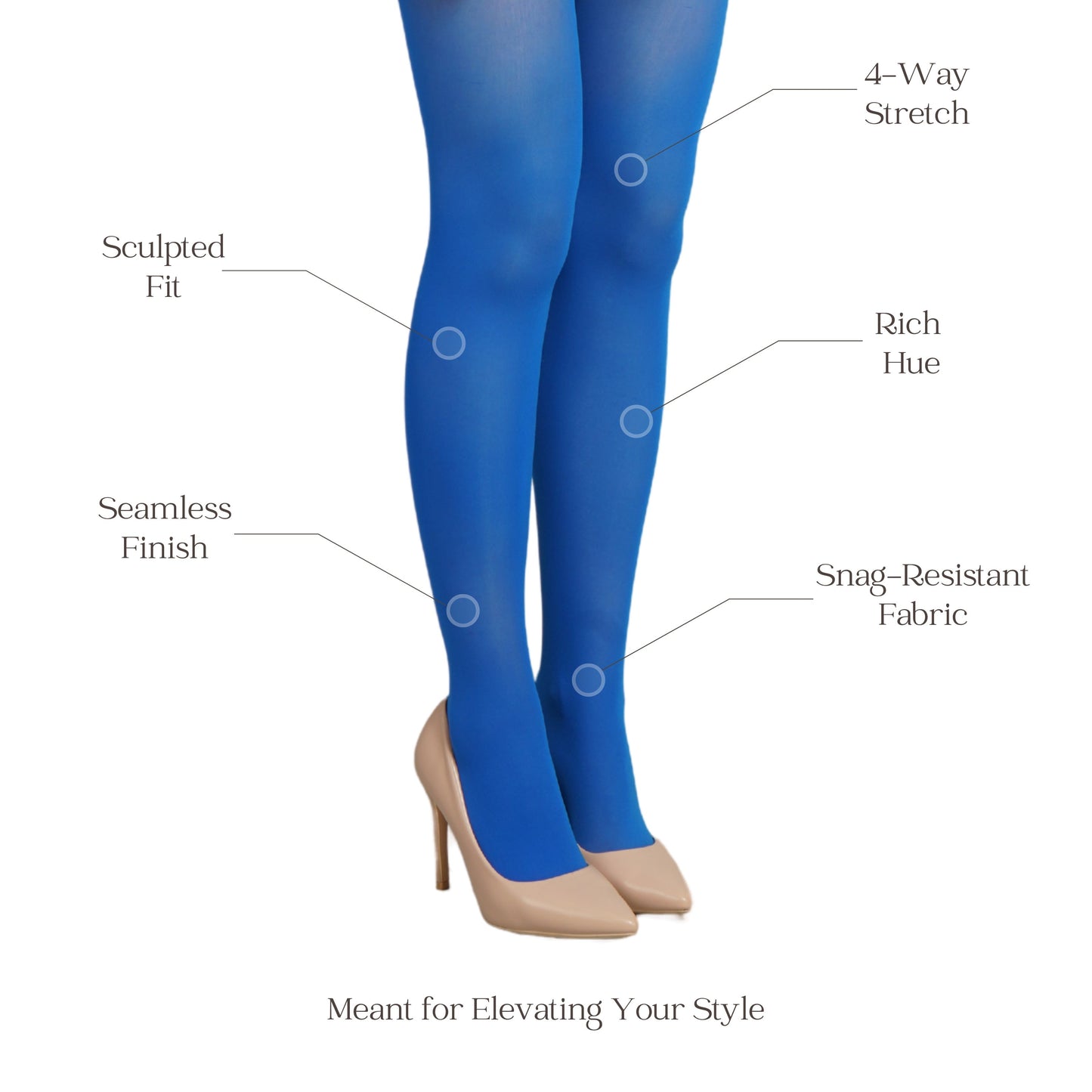 Blue Hour - Blue & Blue Ombre Stockings