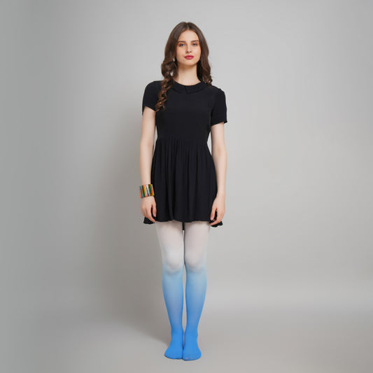 Celeste Gradient Stockings - Blue Ombre