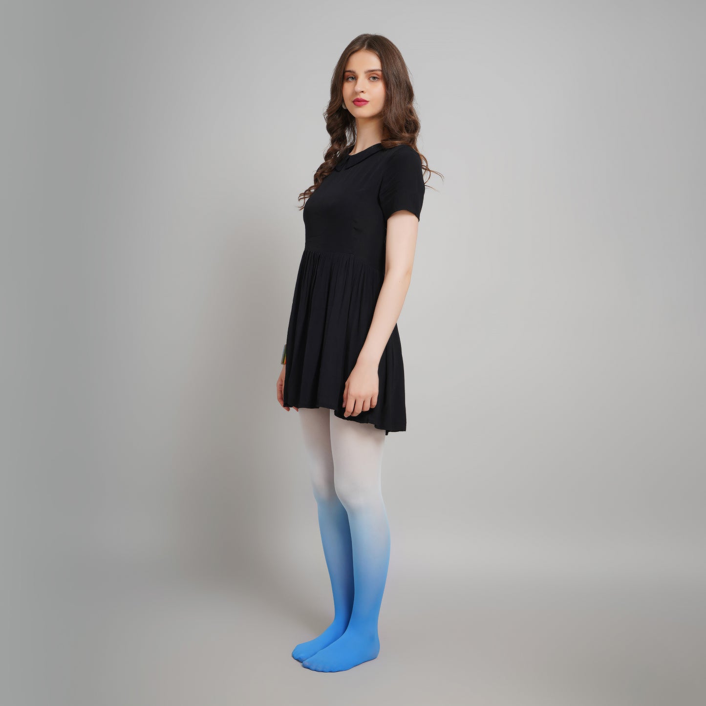 Celeste Gradient Stockings - Blue Ombre