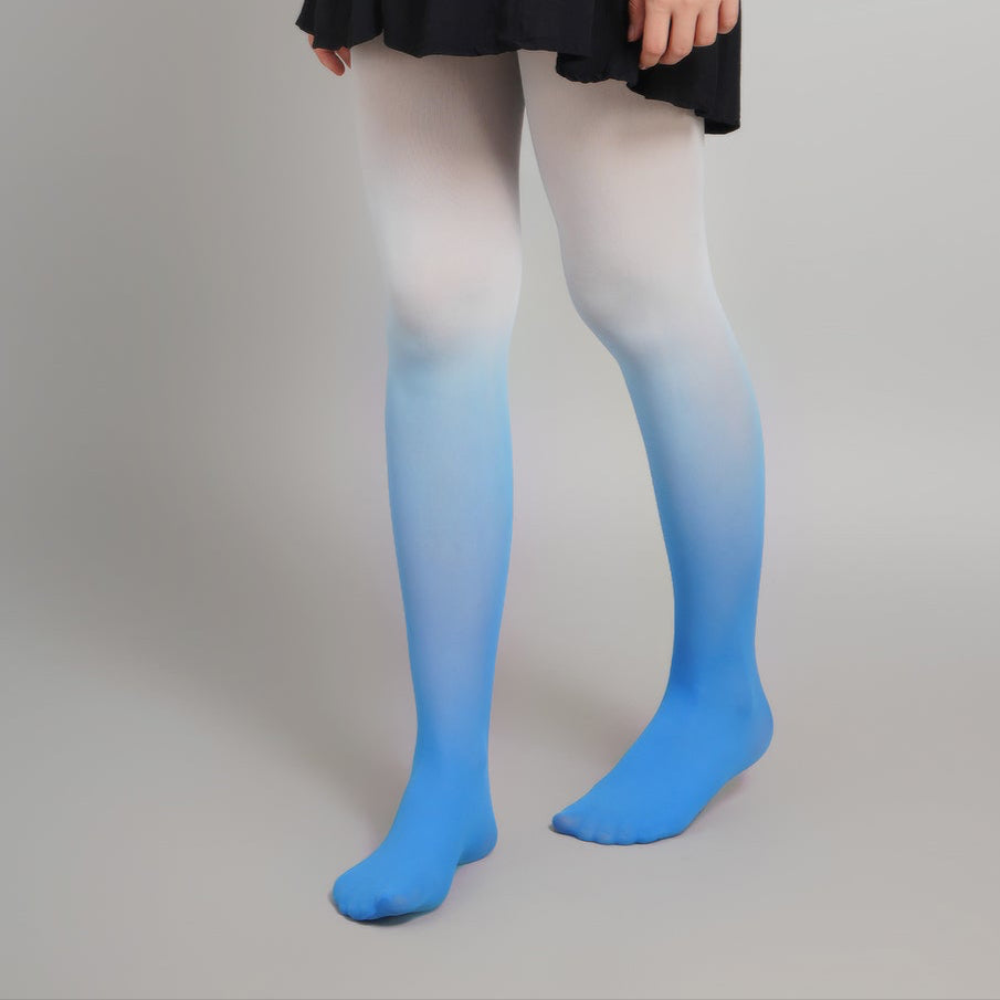 Celeste Gradient Stockings - Blue Ombre