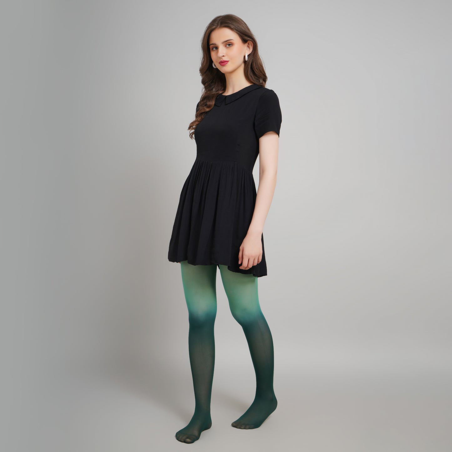 Aurora Gradient Stockings - Green Ombre