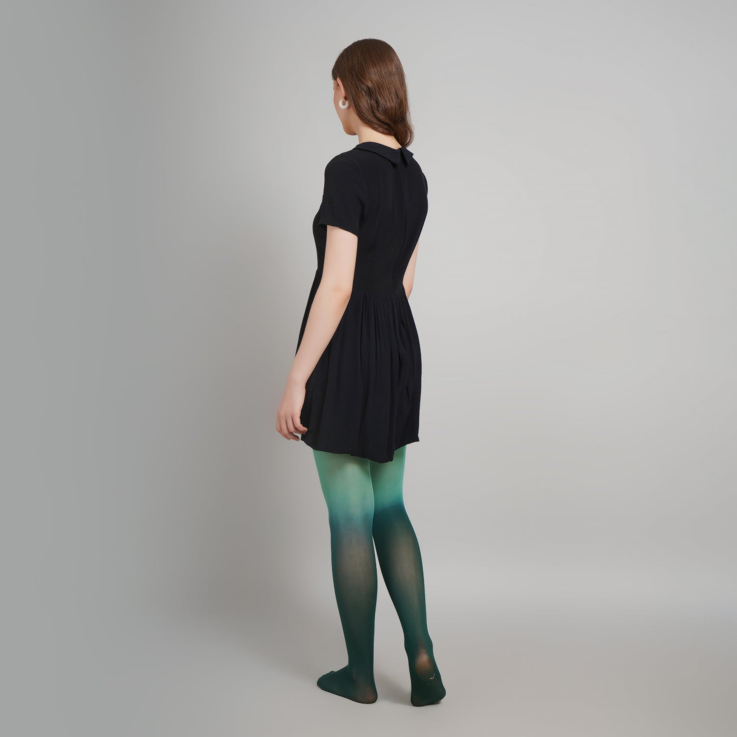 Aurora Gradient Stockings - Green Ombre