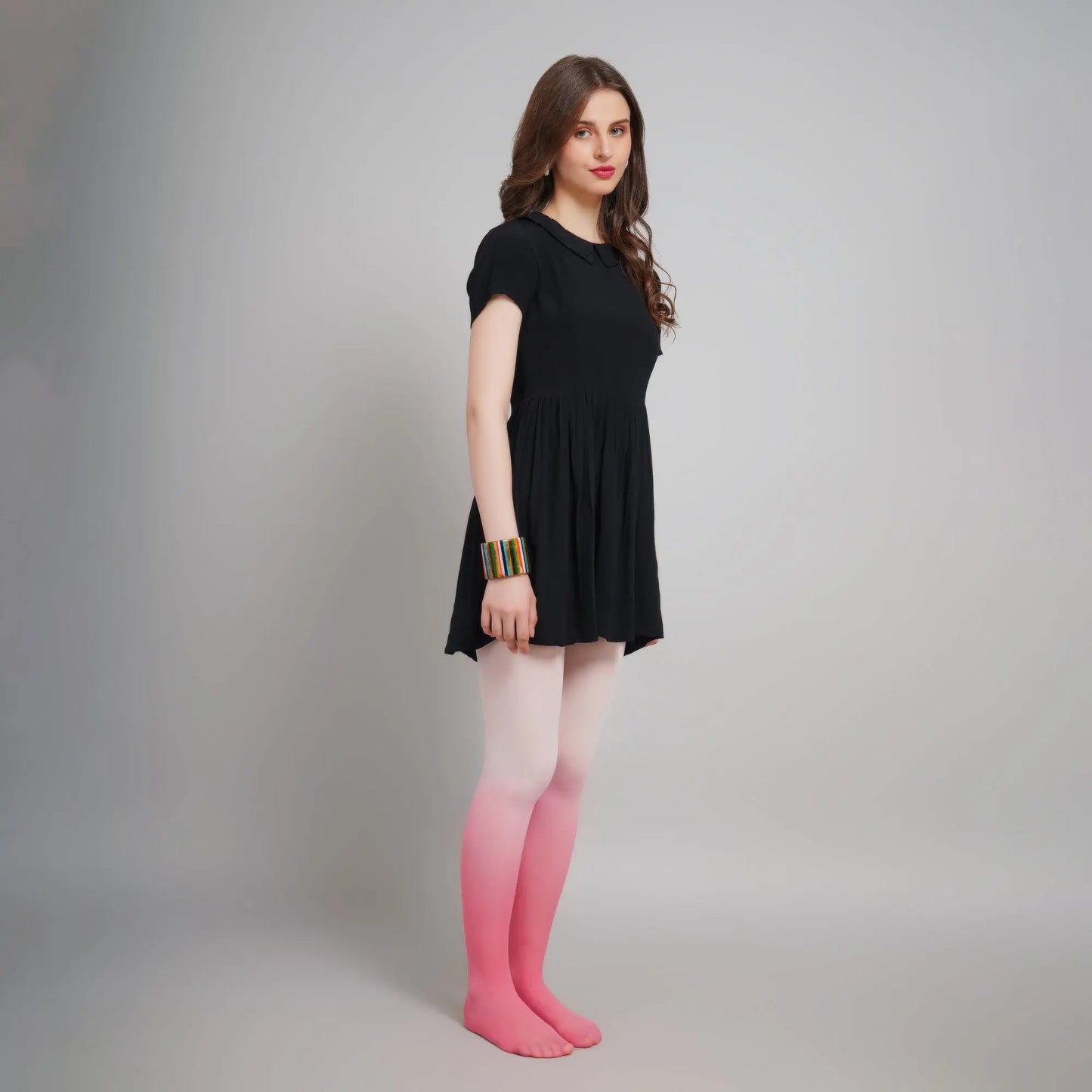 Nebula Gradient Stockings - Pink Ombre Totka