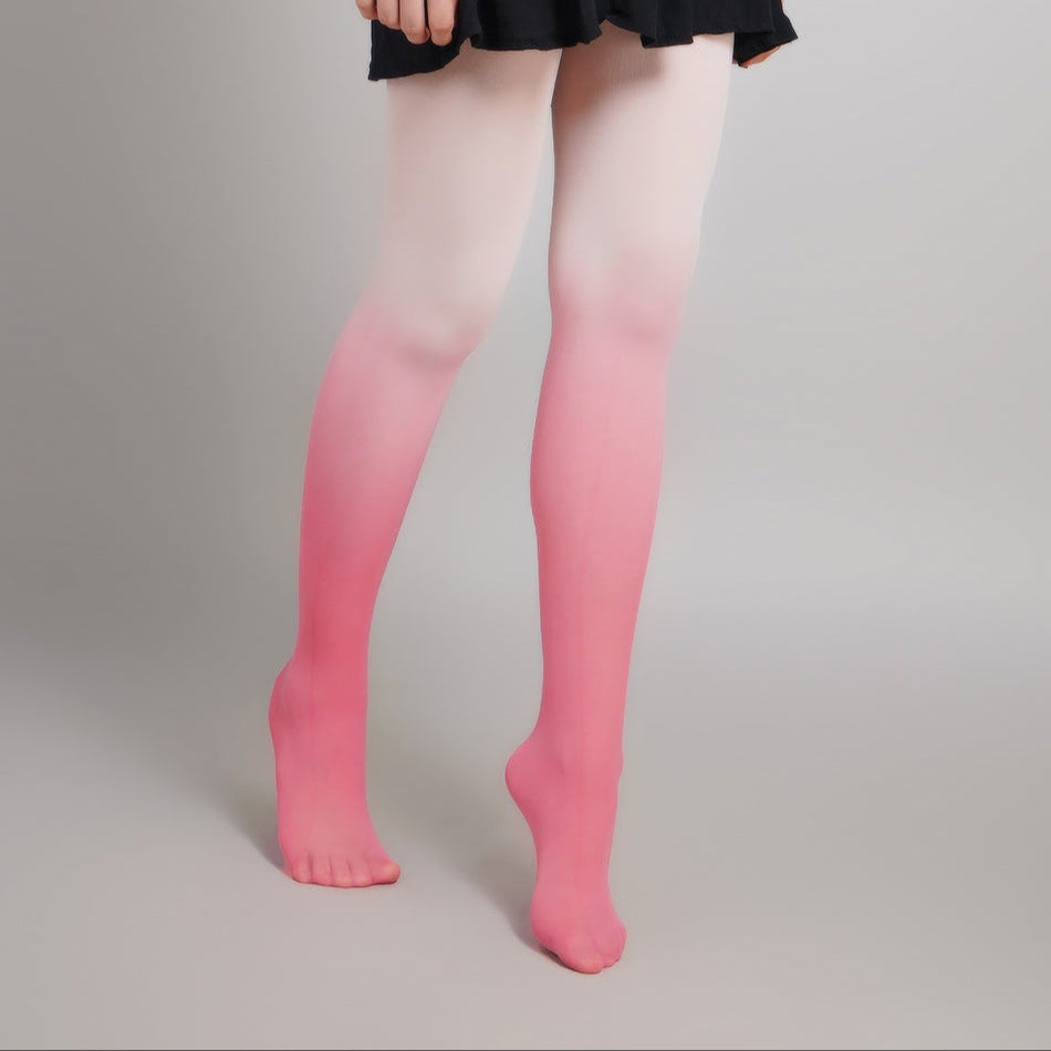 Nebula Gradient Stockings - Pink Ombre