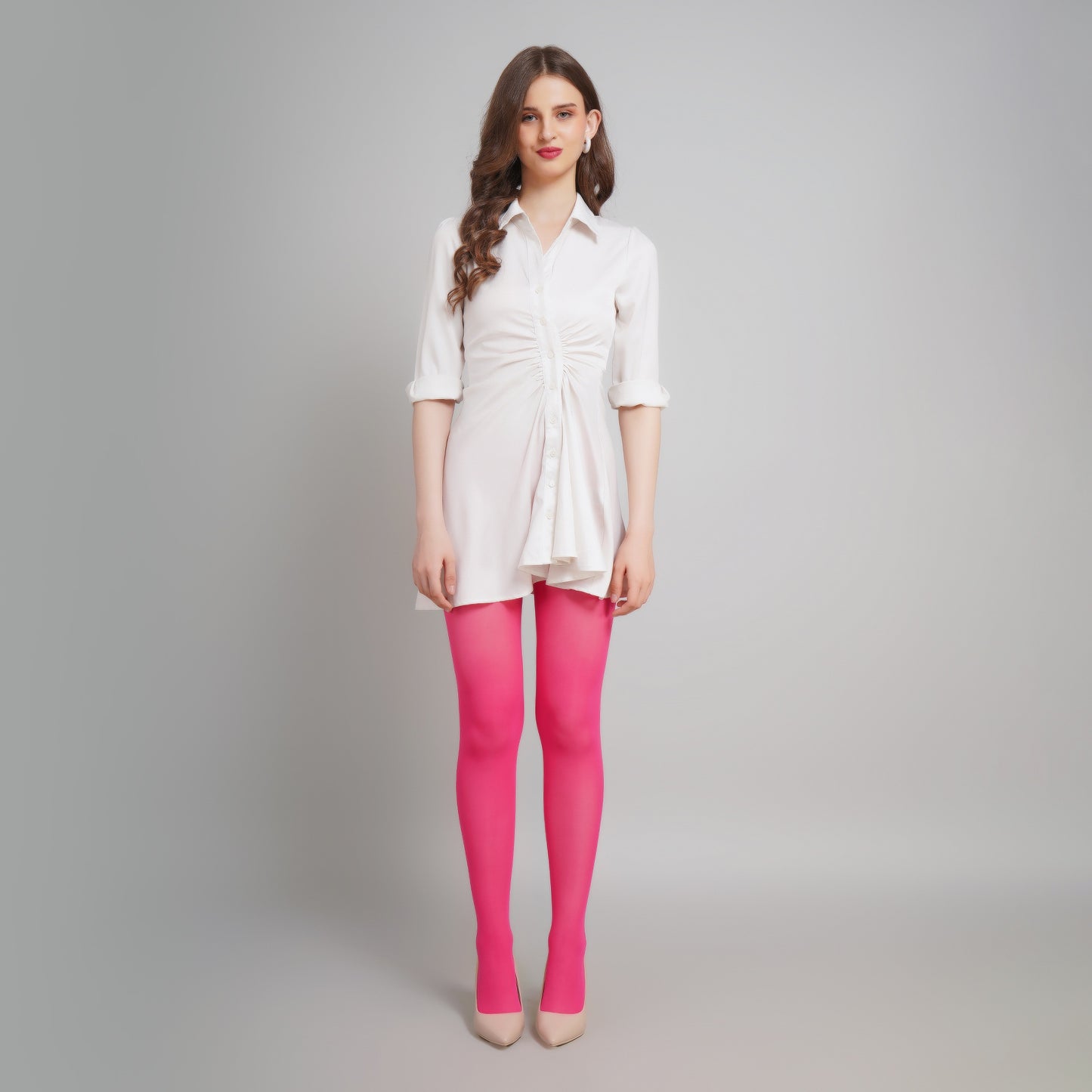 Dahlia Pink Stockings