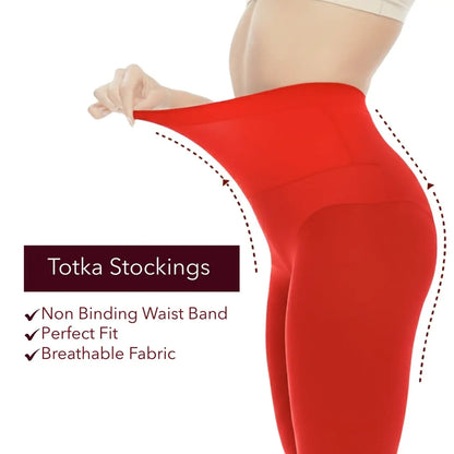 Camellia Red Stockings