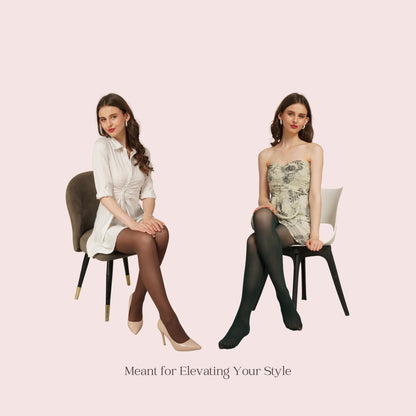 Earthy Allure - Brown & Green Stockings