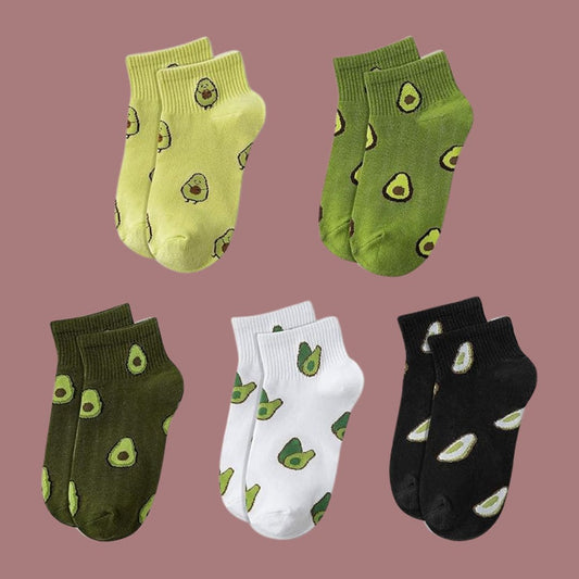 Kaapo Socks - Avocado Socks for Women in (Pack of 5)