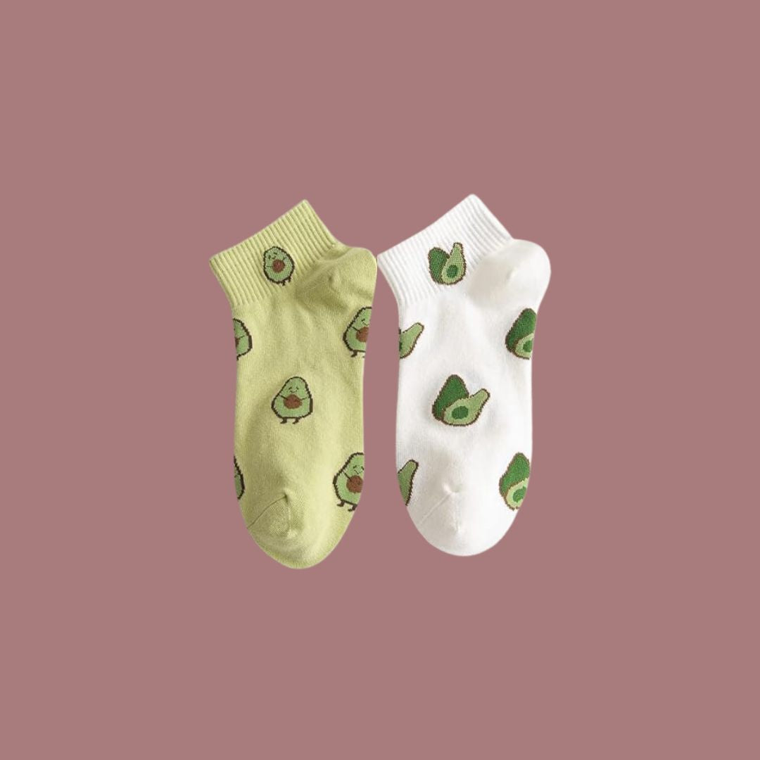Kaapo Socks - Avocado Socks for Women in (Pack of 5)