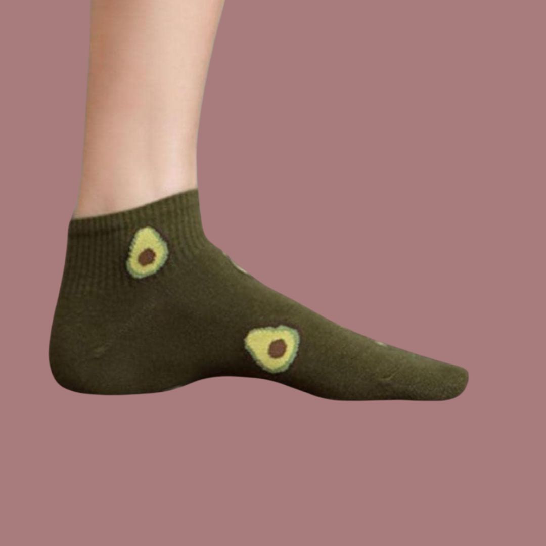 Kaapo Socks - Avocado Socks for Women in (Pack of 5)