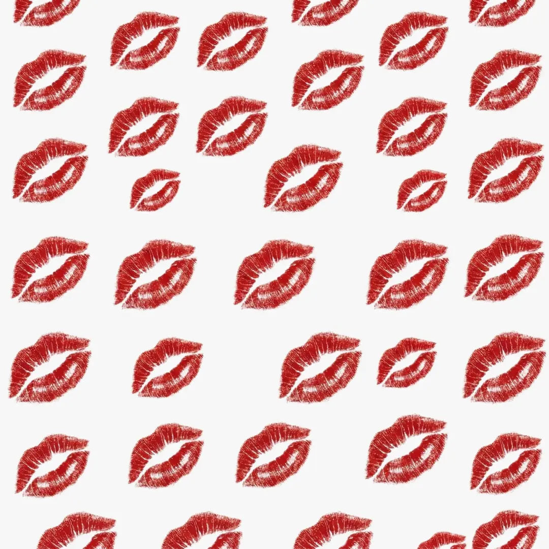 Rouge Sheer Red Lips Stockings
