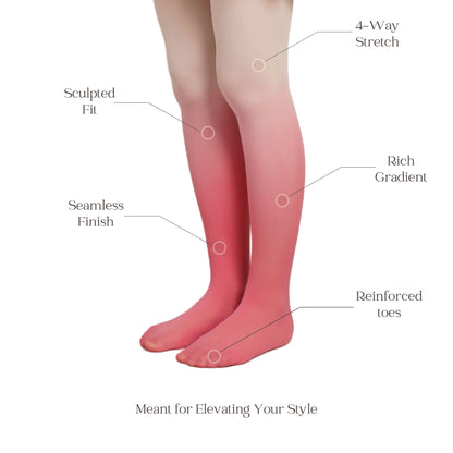 Barbie Core - Pink & Pink Ombre Stockings
