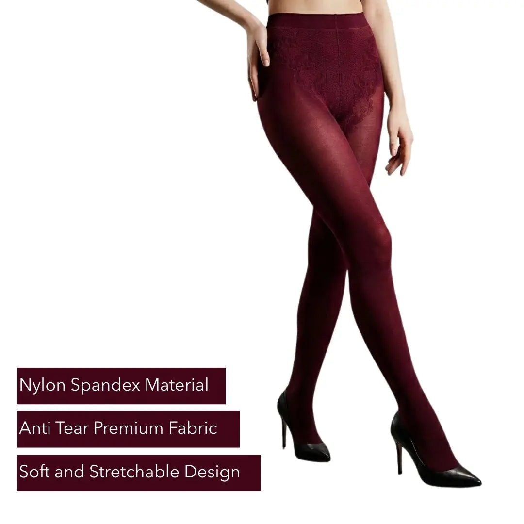 Sorrel Burgundy Stockings My Store