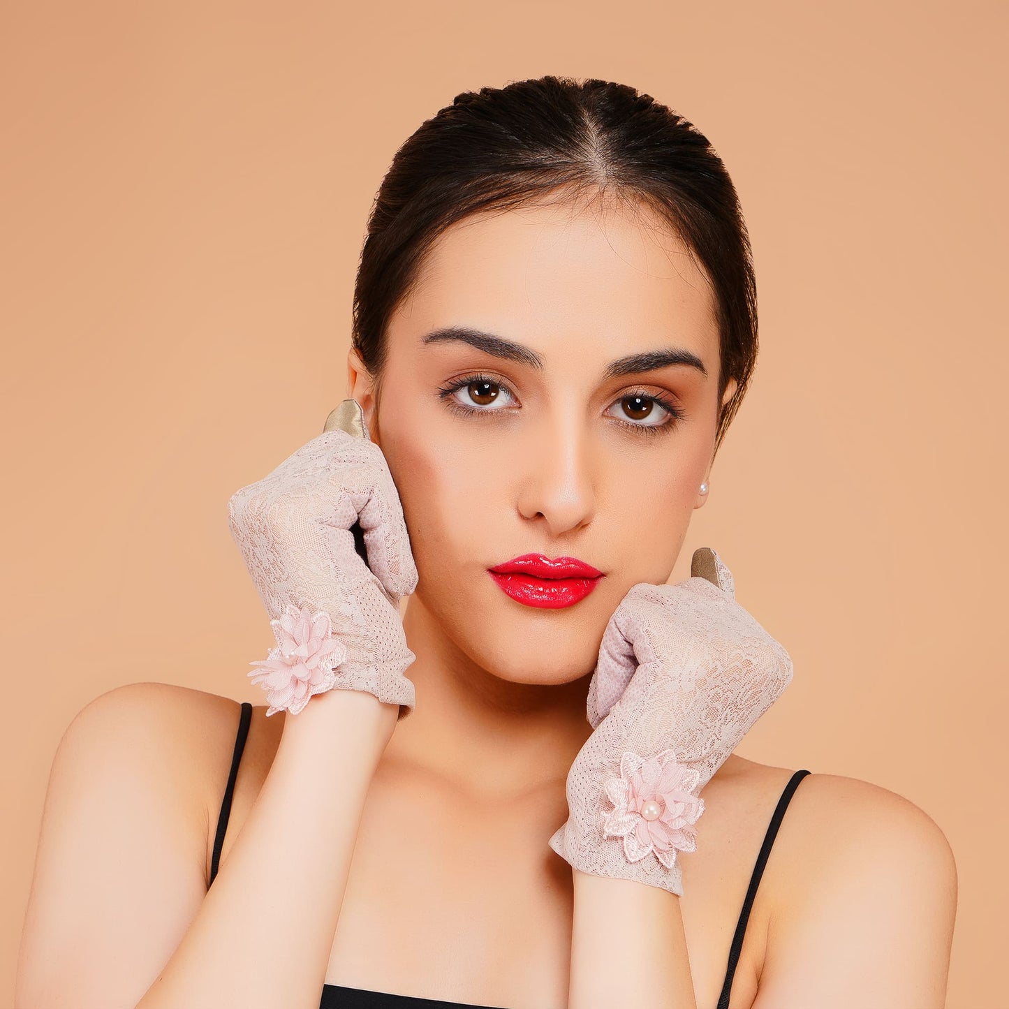 Wisteria Gloves - Pastel Lavender Elegant Gloves for Women
