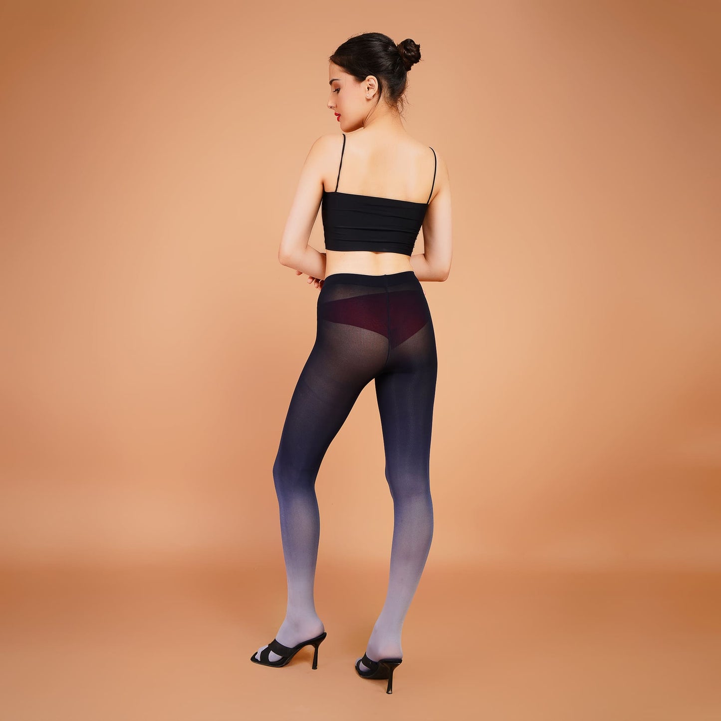 Obsidian Gradient Stockings – Grey Ombre