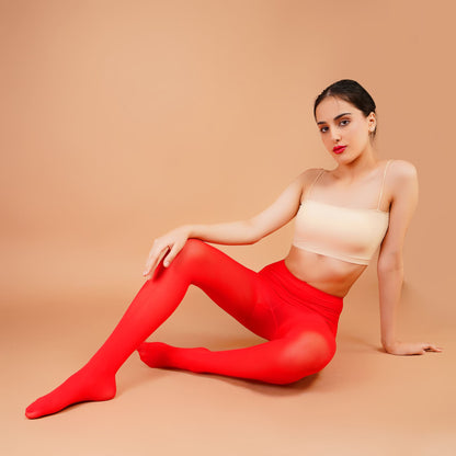 Camellia Red Stockings