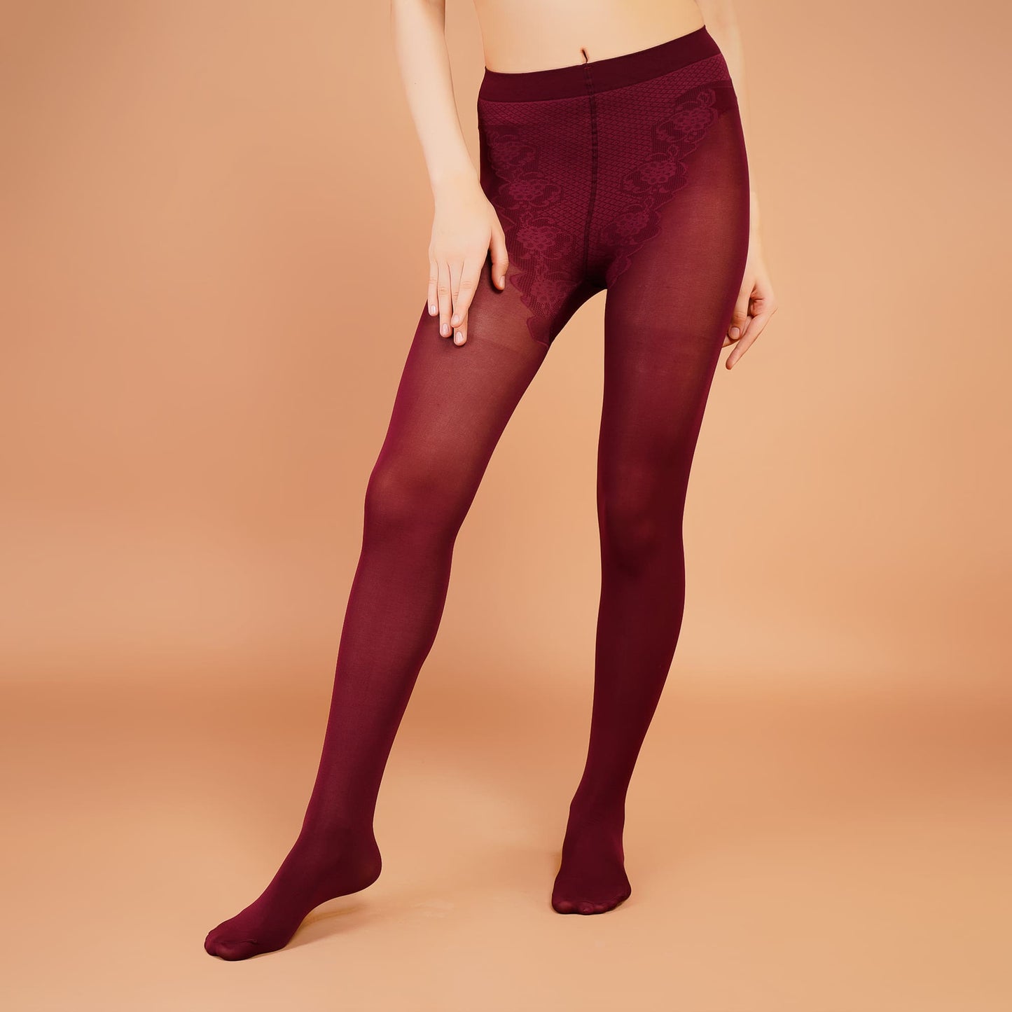 Sorrel Burgundy Stockings