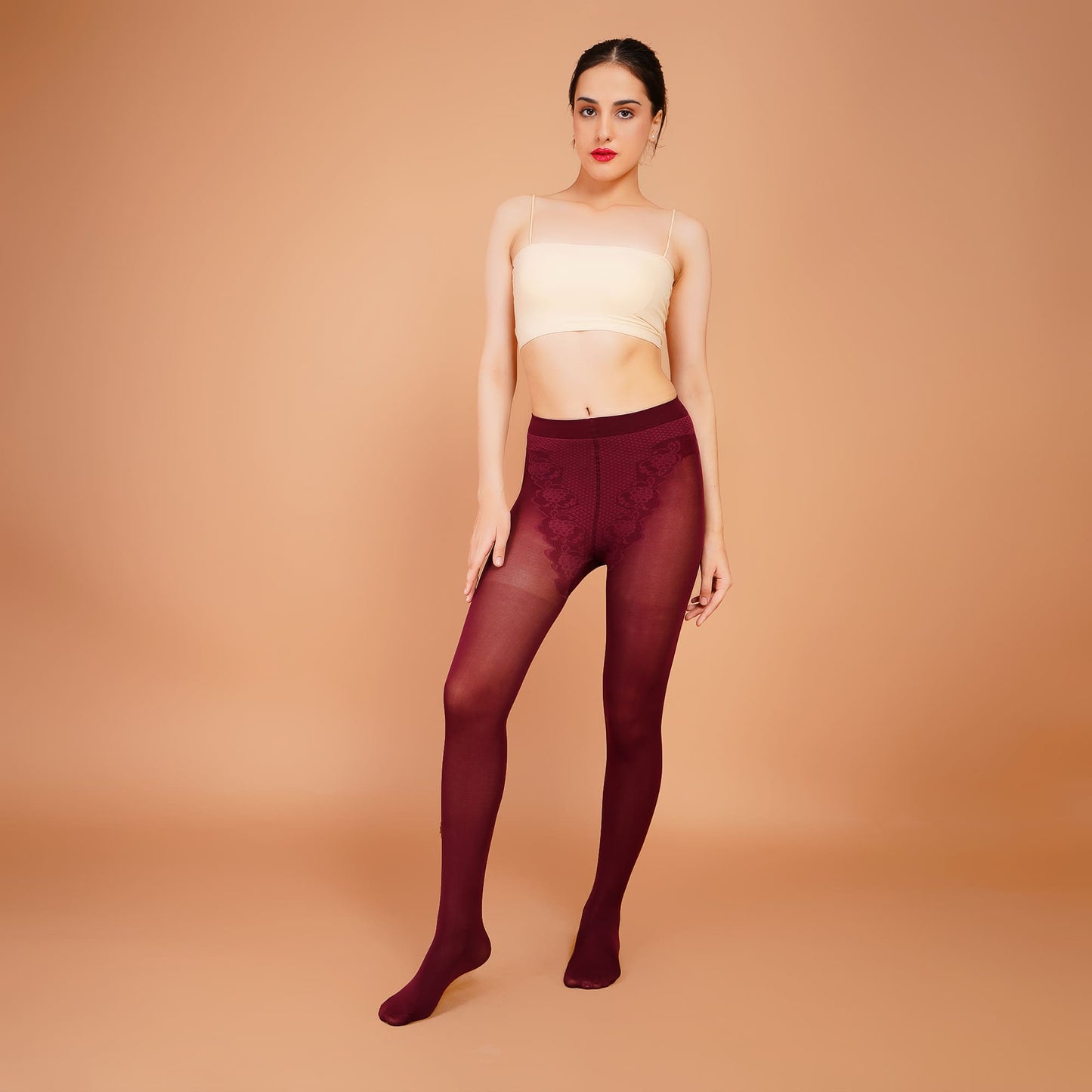 Sorrel Burgundy Stockings
