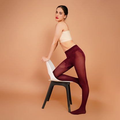 Sorrel Burgundy Stockings