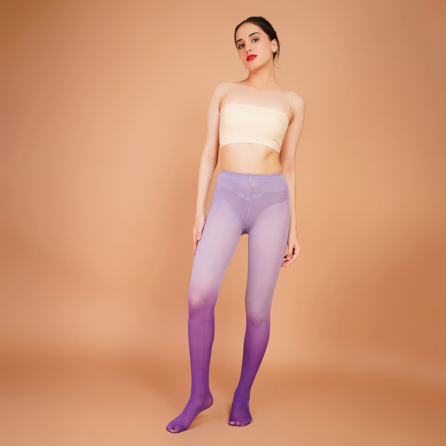 Amethyst Gradient Stockings - Purple Ombre