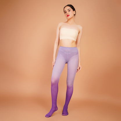 Amethyst Gradient Stockings - Purple Ombre