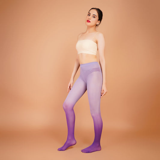 Amethyst Gradient Stockings - Purple Ombre
