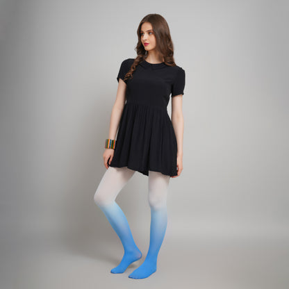 Celeste Gradient Stockings - Blue Ombre