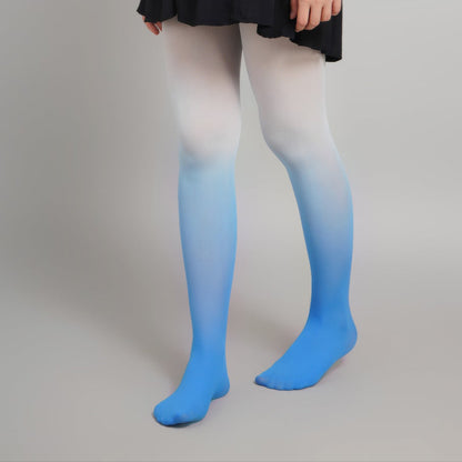 Celeste Gradient Stockings - Blue Ombre