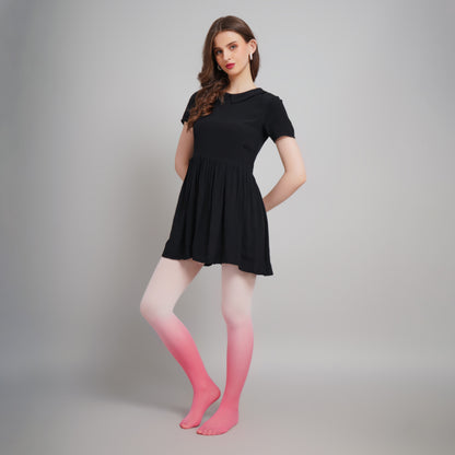 Nebula Gradient Stockings - Pink Ombre
